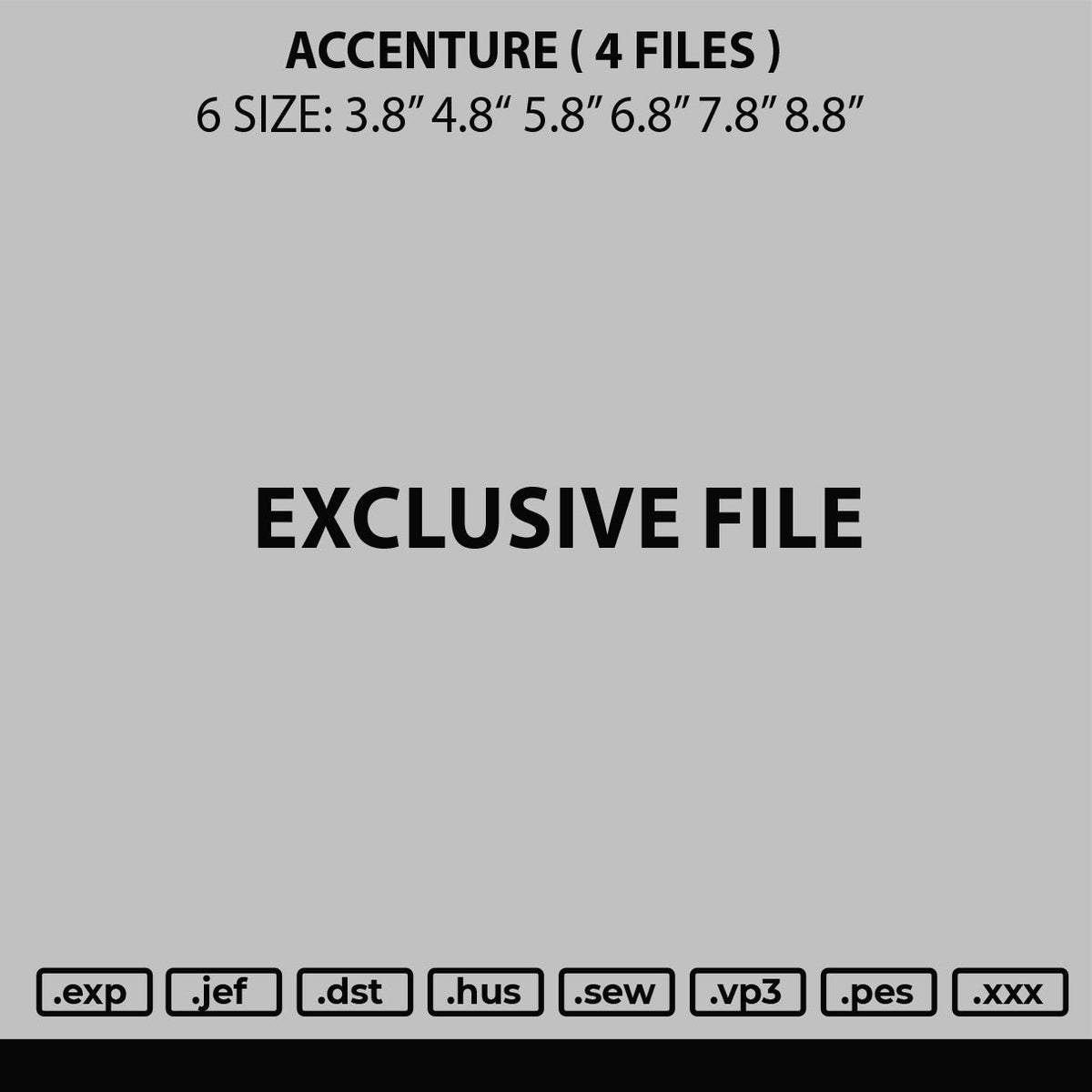 Accenture Embroidery 4 Files