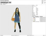 Angel Reese Embroidery File 6 size