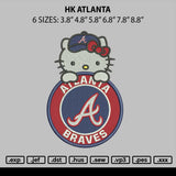 Hk Atlanta Embroidery File 6 sizes