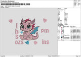 Dragon Am Pm Embroidery 2 Files