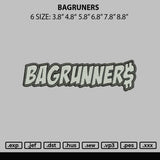 Bagrunners Embroidery File 6 sizes