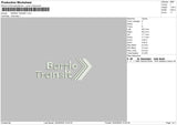 Barrietext Embroidery File 6 sizes