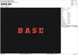BASE Embroidery File 6 size