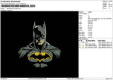 Batman0201 Embroidery File 6 sizes
