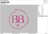 Bb Logo Embroidery File 6 sizes