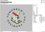 Bear Circle 01 Embroidery File 6 sizes