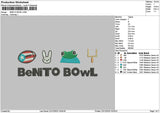 Bowltext 2212 Embroidery File 6 sizes