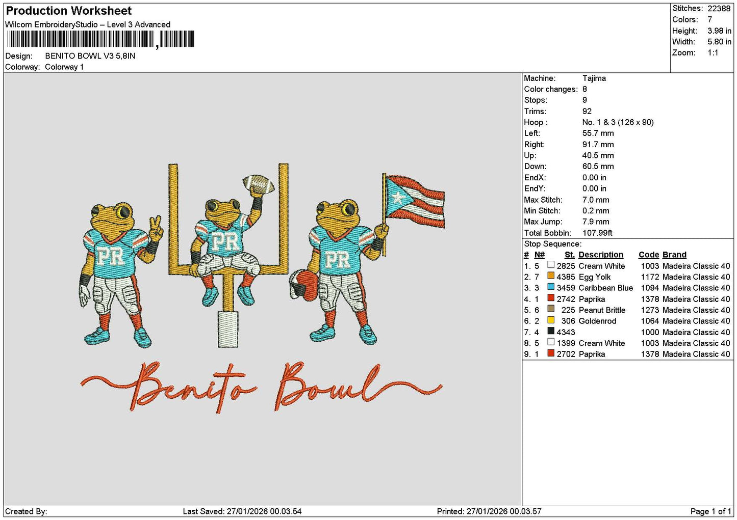 Bowltext V3 Embroidery File 6 sizes