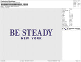 BE STEADY NEW YORK Embroidery