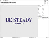 BE STEADY TORONTO Embroidery