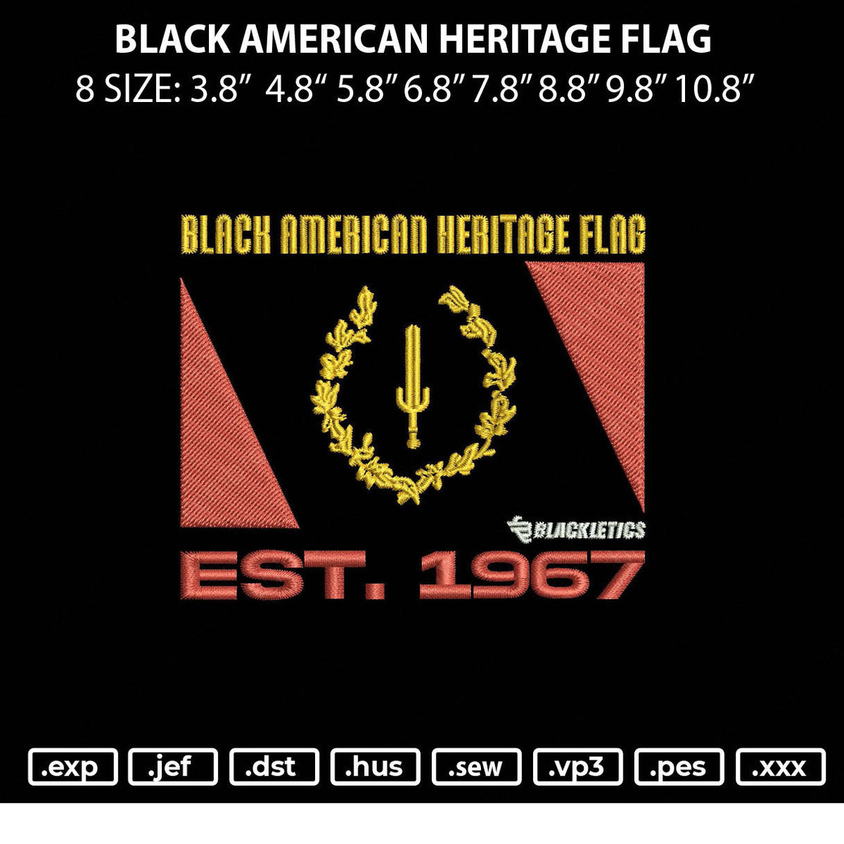 Black American Heritage Flag