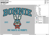 Bonnietext Embroidery File 6 sizes