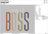 Boss N Embroidery File 6 sizes