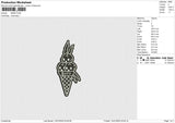 BRRR Embroidery File 6 size