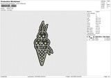 BRRR Embroidery File 6 size