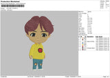 Bts Min Yoongi Embroidery