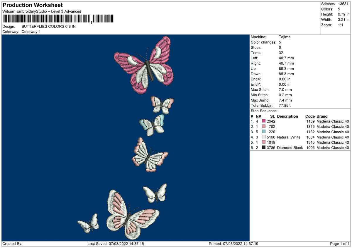 Butterflies Colors