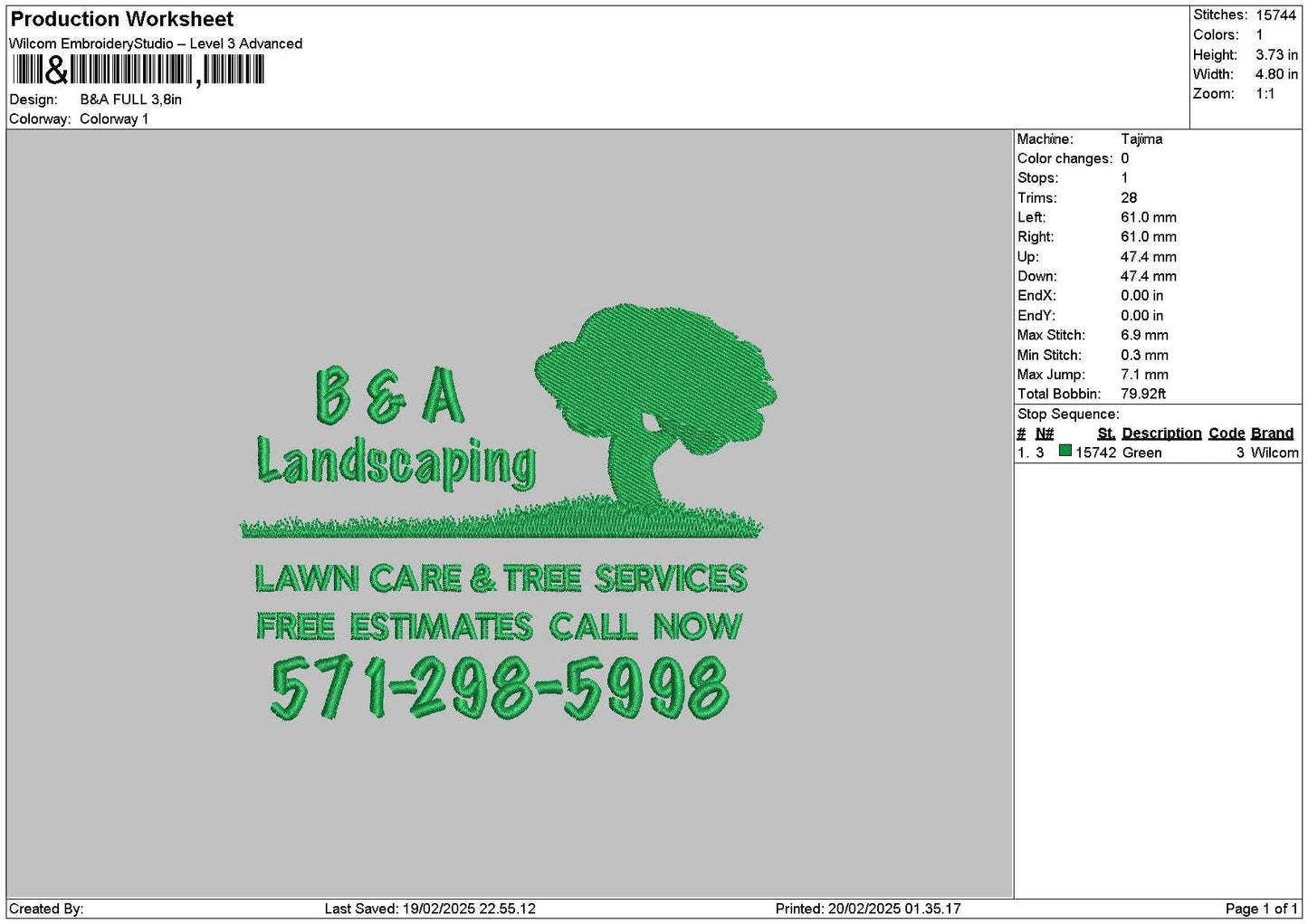 Bnatext Embroidery 4 Files