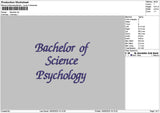 Texts 1605 Embroidery File 6 sizes