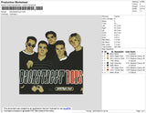 Backstreet boys Embroidery File 6 size