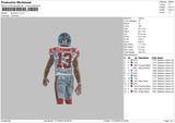 Beckham Jr Embroidery File 6 sizes