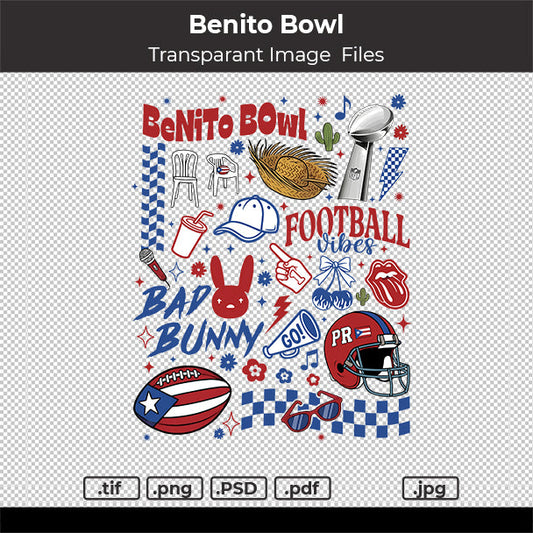 Bad Bunny Benito Bowl Printable image file