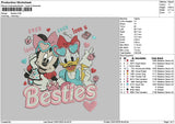 Mickeyduck 01 Embroidery File 6 sizes