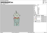 Cat 0704 Embroidery File 6 sizes