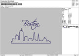 Bostontext 1905 Embroidery File 6 sizes