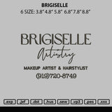 Brigiselle Embroidery File 6 sizes