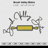 Brush Valley Bistra Embroidery