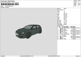 Car 0602b Embroidery File 6 sizes