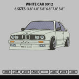 Car 0912 Embroidery File 6 sizes