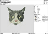 Cat 0403b Embroidery File 6 sizes