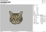 Cat 2402 Embroidery File 6 sizes
