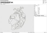 CATWOMAN RUNING Embroidery File 6 size
