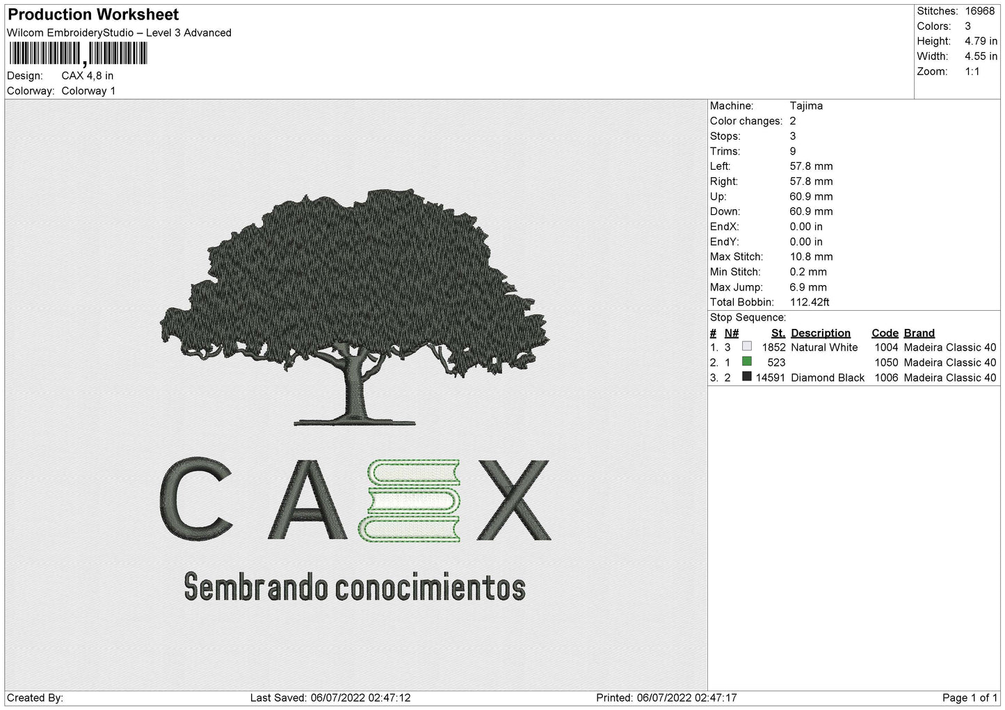 CAX Embroidery