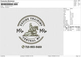 CENTRAL WI Embroidery File 6 size
