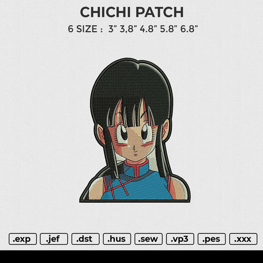 CHICHI PATCH Embroidery File 6 size