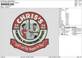 Chrisscircle Embroidery File 6 sizes