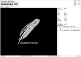 Cigarettes Embroiery File 6 sizes