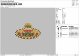 CINCO DAVE MAYO Embroidery File 6 sizes