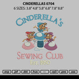 Cinderellas 0704 Embroidery File 6 sizes
