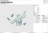 CINNAMOROLL V5 Embroidery File 6 size