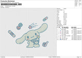 CINNAMOROLL V5 Embroidery File 6 size