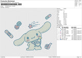 CINNAMOROLL V5 Embroidery File 6 size