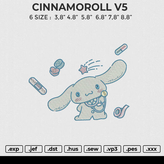 CINNAMOROLL V5 Embroidery File 6 size