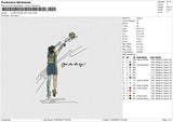 CLARK FROM THE LOGO Embroidery File 6 size