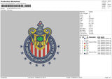 Club Deportivo Embroidery File 6 sizes