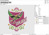 COLIBRI Embroidery File&nbsp;6 size